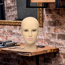 Testa di manichino calvo maschile, testa di parrucca, display professionale,