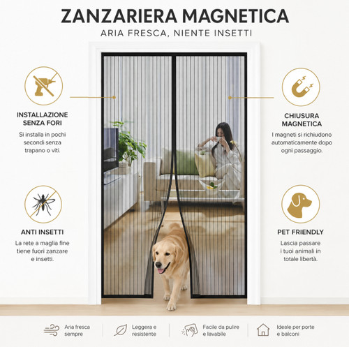 Zanzariera magnetica finestra - zanzariera,