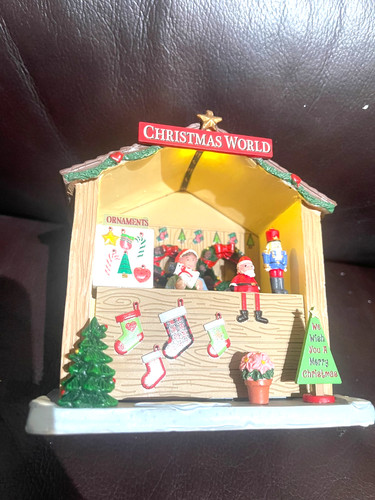 Lemax christmas world booth - lemax,