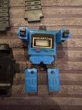 Orologio Vintage Anni 80 Takara-Kronoform Like Transformers Quarzo Blu Retrò