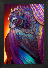 Poster fantasy gatto come