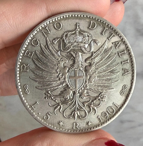 Regno italia lire 1901 - regno, 5