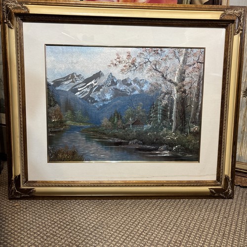 Paesaggio vintage anni 80 - paesaggio,