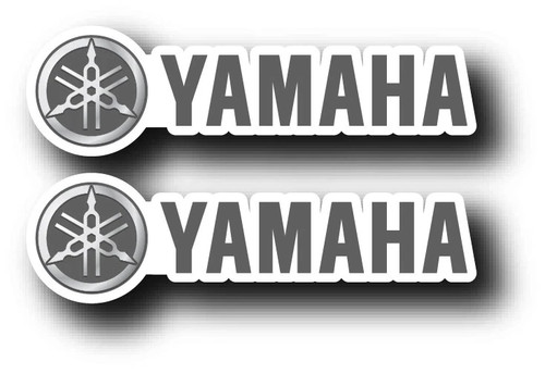 Yamaha grey decal - grey, sticker