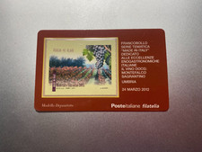 2012 Tessera Filatelica Plastic Card - Vini DOCG Sagrantino di Montefalco
