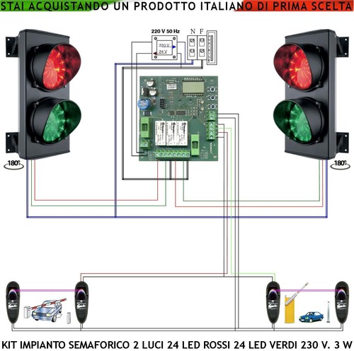 Impianto semaforico garage - semaforico,