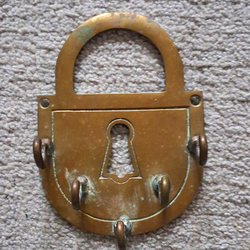 Lucchetto vintage ottone
