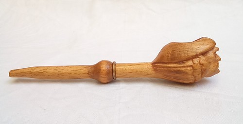Pipa volto umano intagliata - , a