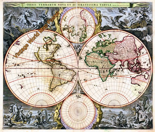 Vecchio poster vintage - , 1618