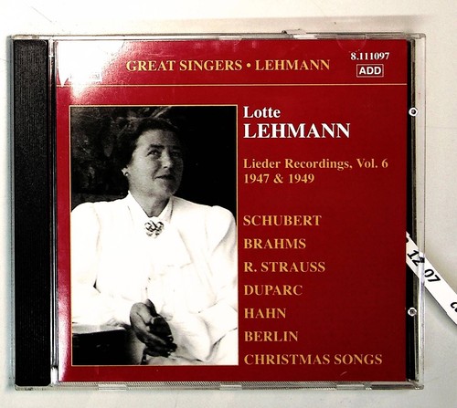 Lieder recordings vol 6 - recordings, vol.