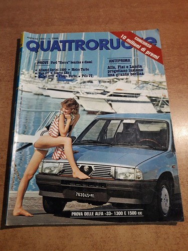 Rivista quattroruote agosto - rivista,