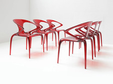 Sedia Roche Bobois Red Ava