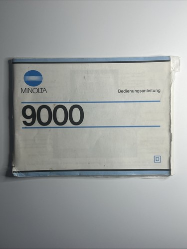 Minolta 9000 manuale - 9000,
