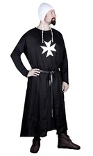 Tunica lunga nera medievale