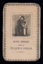 santino-holy card MADONNA DELLA MISERICORDIA