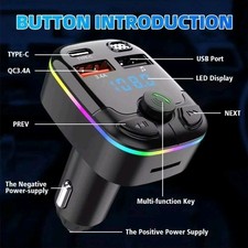 Trasmettitore FM Bluetooth 5.0