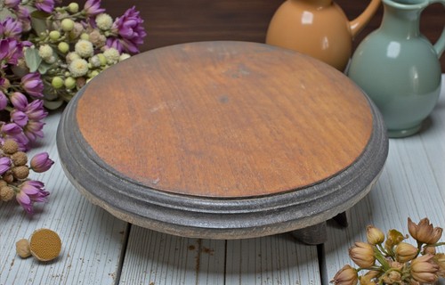 Antico legno rotondo - di,