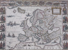 STAMPA MAPPA EUROPA  CARTINA