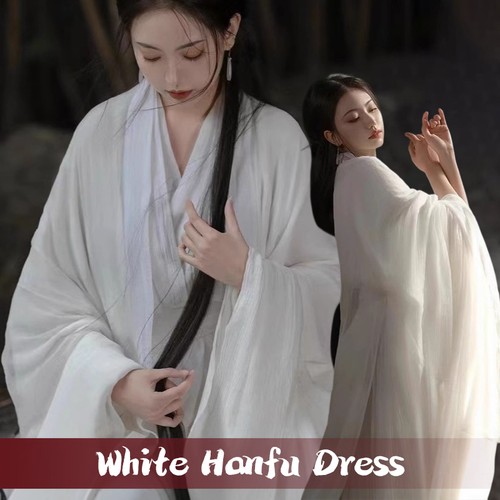 Vestito hanfu bianco - vestito,