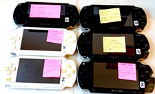 SONY PSP 1004 lotto  console come da foto 6 pezzi - Leggere Descrizione