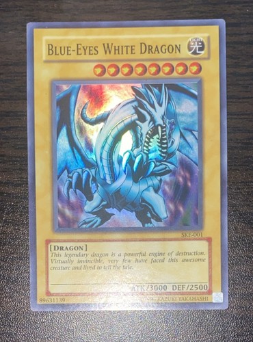 Blue eyes white dragon ske - white,