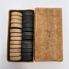 Set dama vintage in legno