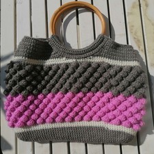 Borsa crochet lavorata a mano