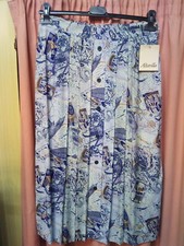 Gonna classica estiva, veramente fresca comoda, lunga made in Italy taglia 48