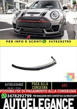 ✨Splitter Anteriore V3 per Mini Cooper Clubman JCW F54 Nero Lucido ABS✨