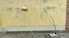 Vintage 60’s Lampada Piantana ad arco Design G.Reggiani Floor Lamp Steel Plastic