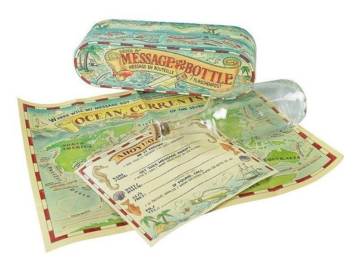 Messaggio bottiglia vetro - messaggio,