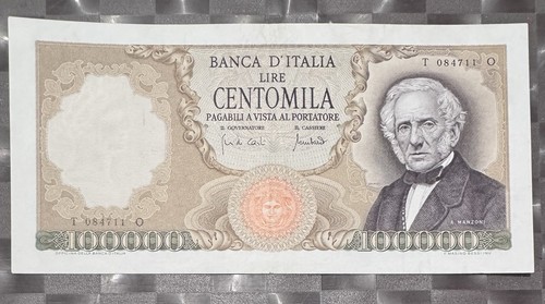 100000 lire manzoni - lire,