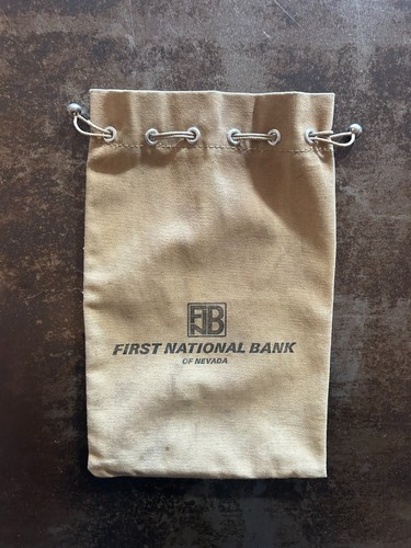 Vintage borsa banca tela - banca,