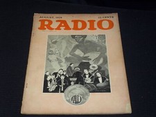 1928 AUGUST RADIO MAGAZINE -