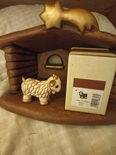 Capretta bianca antica presepe - capretta,