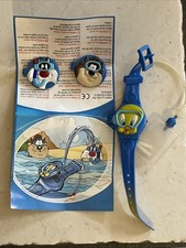 Orologio Maxi Sorpresa Kinder Titti Gatto Silvestro Uovo Pasqua Orologio Ferrero