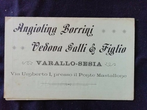 Biglietto varallo sesia - biglietto,