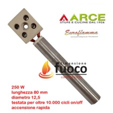 CANDELETTA RESISTENZA MORSETTO CERAMICO STUFA PELLET  ARCE  EUROFIAMMA - 1040