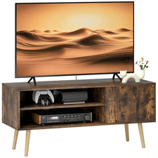 Mobile TV Bianco/Marrone