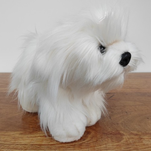 Peluche cane cucciolo maltese