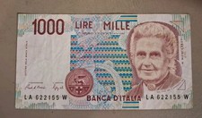 1990 Italy 1000 Lire Note