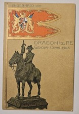 Cartolina militare dragoni - militare,