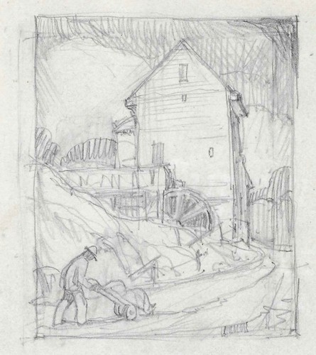 Disegno norman kent mulino - disegno,