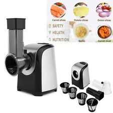 Grattugia elettrica per verdure grattugia da cucina in acciaio inox tagliaverdure affettatrice elettrica