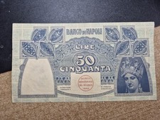50 Lire Banco Di Napoli Bella come foto 