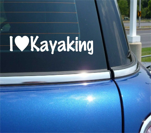 Adesivo decalcomania kayak - kayak, i