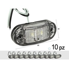 10 Pezzi Fanali Laterali LED
