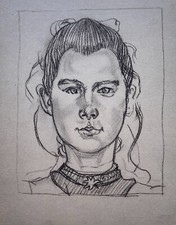 Disegno Testa Ritratto Donna