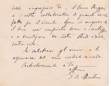 YY352-PAPA PAOLO VI-AUTOGRAFO COME G.B. MONTINI ASSISTENTE DELLA FUCI