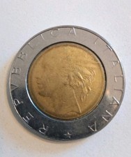 MONETA 500 LIRE  - 1990 -